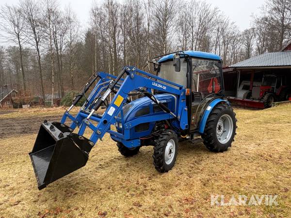Traktor Silverstone 254 med frontlastare LDJL254-QS och skopa