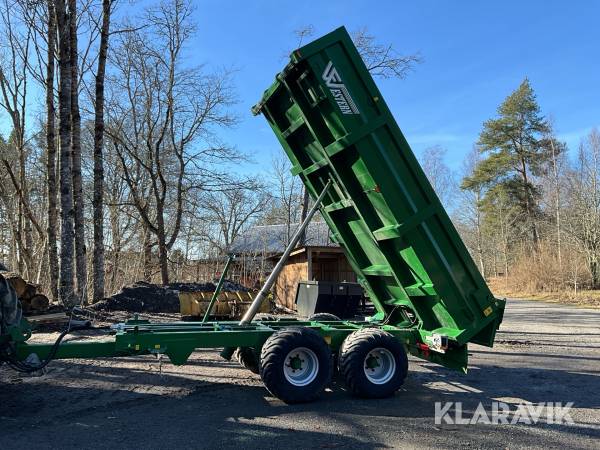 Entreprenadkärra Western WF12LD 13,5t med Oanvända förhöjningslämmar