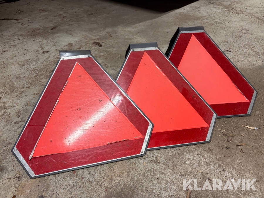 LGF skyltar till grävmaskin 3 st