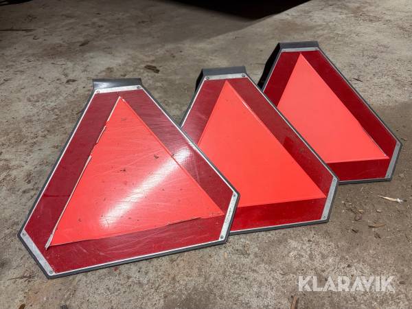 LGF skyltar till grävmaskin 3 st