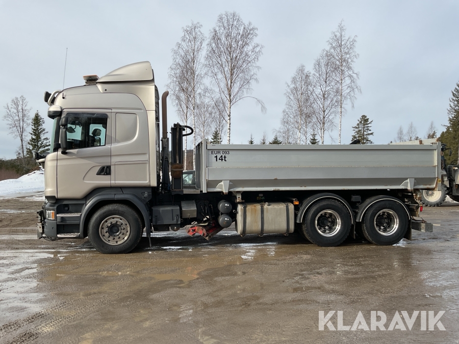 Lastbil Scania R520 Plogutrustad och underbett