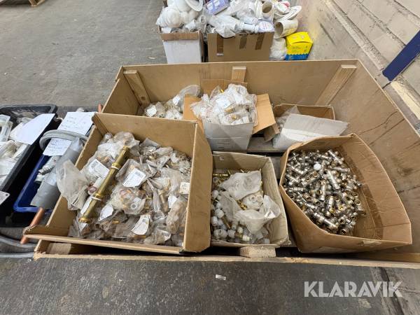 Parti med rörkopplingar Wirsbo