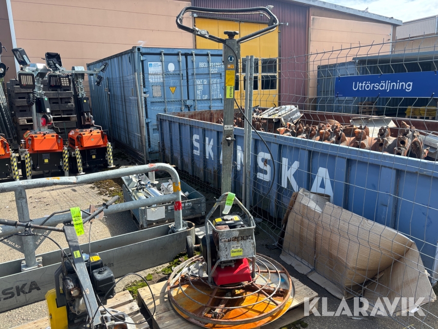 Glättningsmaskin Swepac TR950P