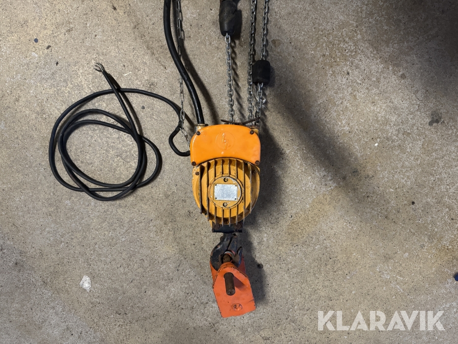 Elektrisk Telfer Mv stålprodukter 125 kg