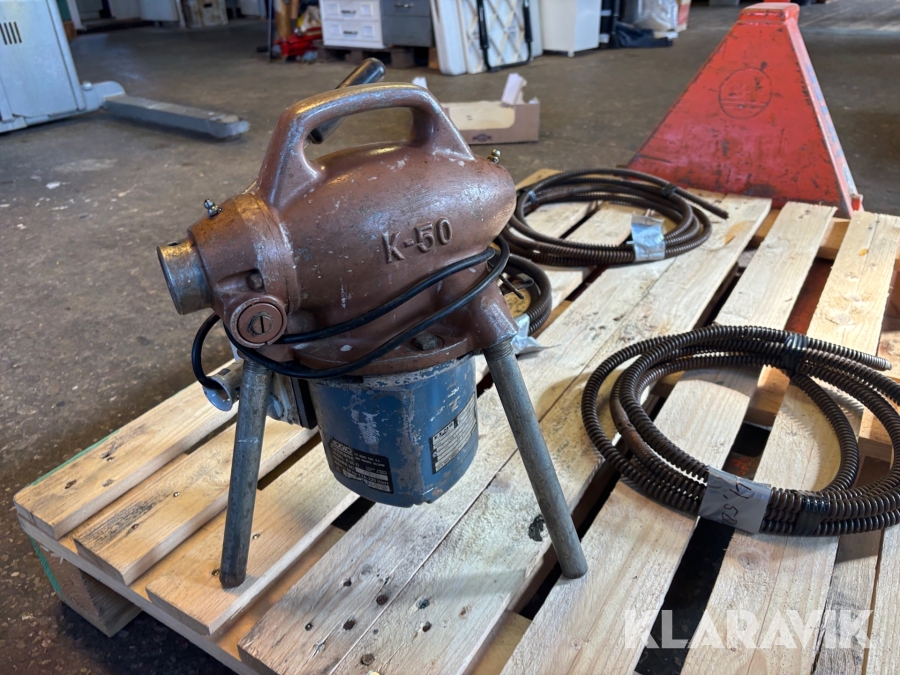 Rensmaskin Ridgid K-50-D