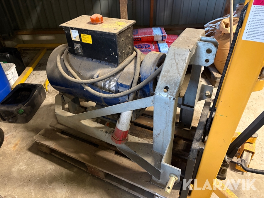 Elverk traktordrivet Gelins 40kva
