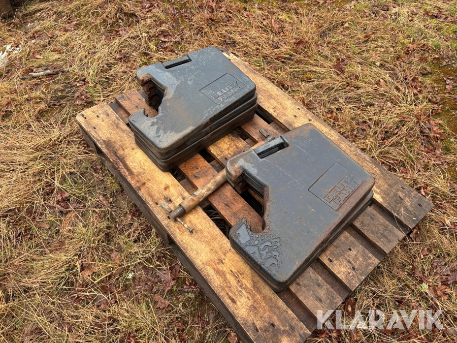 Frontvikter Deutz Fahr 8st