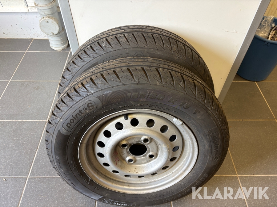 Däck till släpvagn 155/80R13T 2st