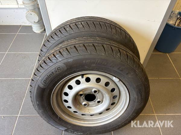 Däck till släpvagn 155/80R13T 2st
