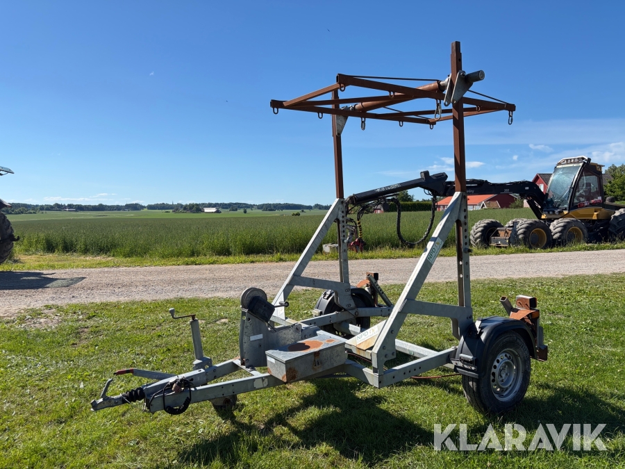Kabelvagn SAB TRV 9 anpassad för vedsäck