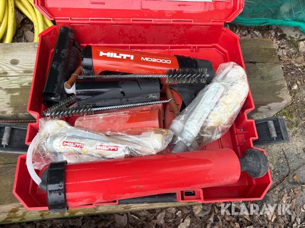 Fogpistol med tillbehör Hilti MD2000