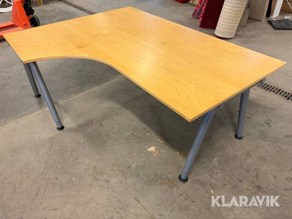 Höj- och sänkbart skrivbord manuellt