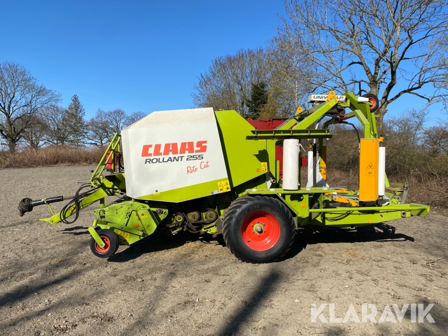 Rundbalspress med inplastare Claas Rollant 255 RC Uniwrap