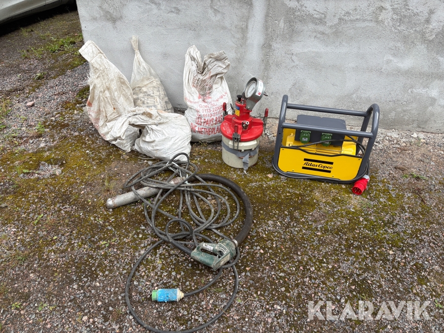 Gjut/ Betongkit Atlas Copco/Form+ Test CF25T