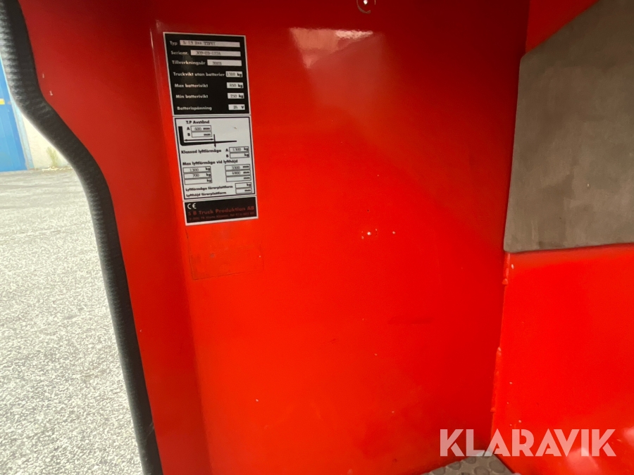 Sittstaplare Linde L13 R++ TTFYI, Skurup, Klaravik auktioner