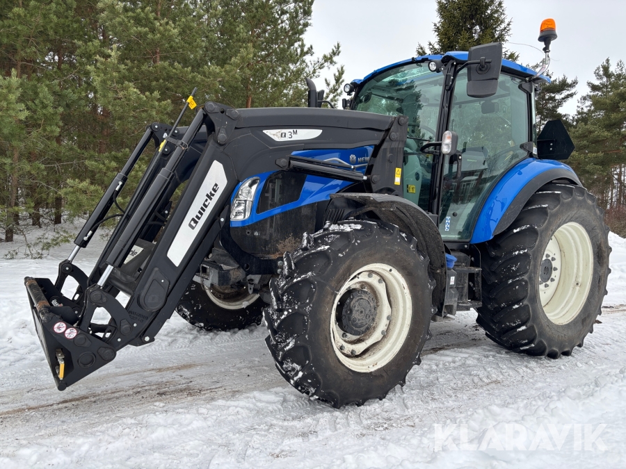 Traktor New Holland T5. 100 DC med frontlastare