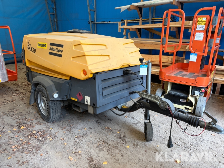 Elverk Atlas Copco Qax20 