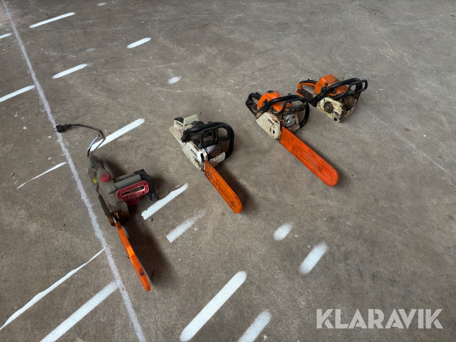 Motorsågspaket Stihl Ms211c 2 fungerande, 2 repobjekt