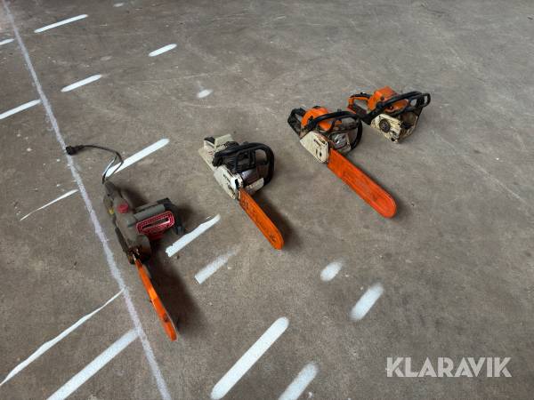 Motorsågspaket Stihl Ms211c 2 fungerande, 2 repobjekt