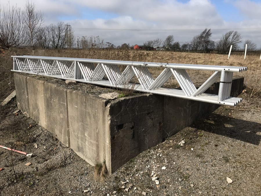 8 st. Fackverksbalk Aluminium