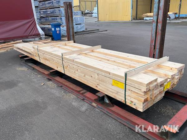 Virkespaket Hyvlat 45x70, 45x245 210 och 50 Löpmeter