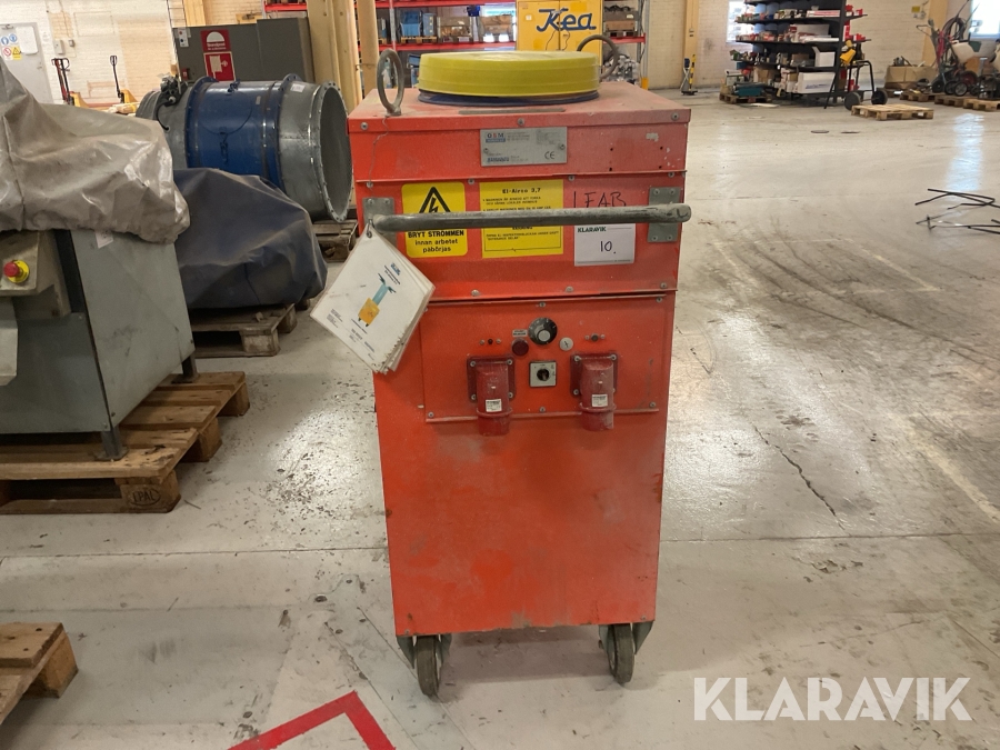 Varmluftsfläkt OBM EL-Airco 3,7