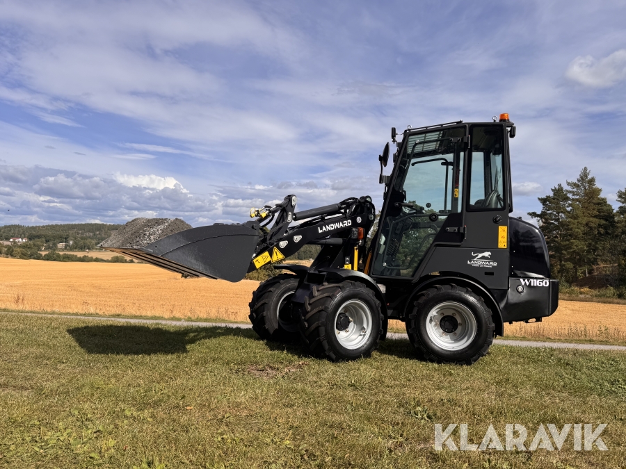Hjullastare Landward W1160 med redskap