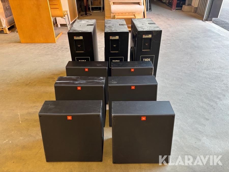 Högtalare JBL 3677&3310 9st