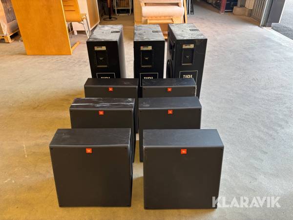 Högtalare JBL 3677&3310 9st