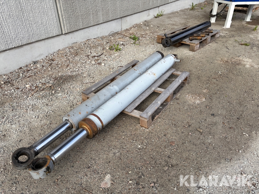 Hydraulcylindrar 3st enkelverkande