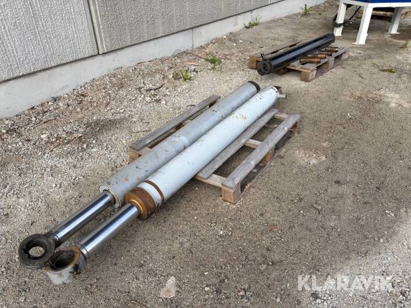 Hydraulcylindrar 3st enkelverkande