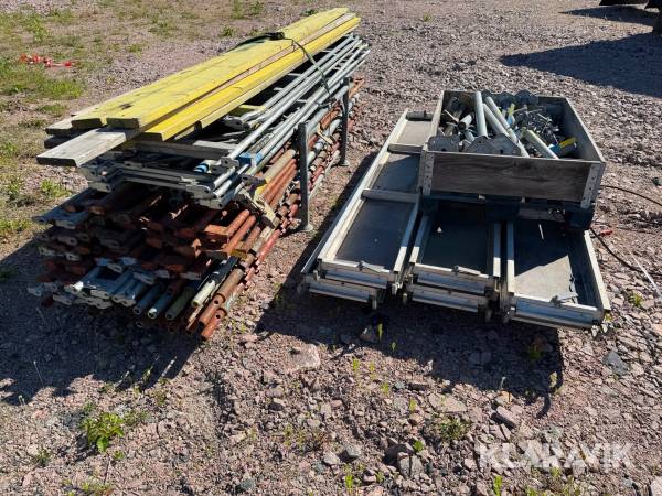 Ställningspaket ca 78 m2 Haki djup 1,2 meter