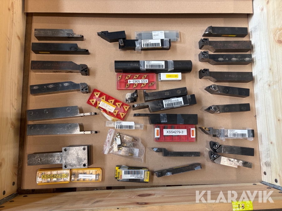 Parti med svarvstål