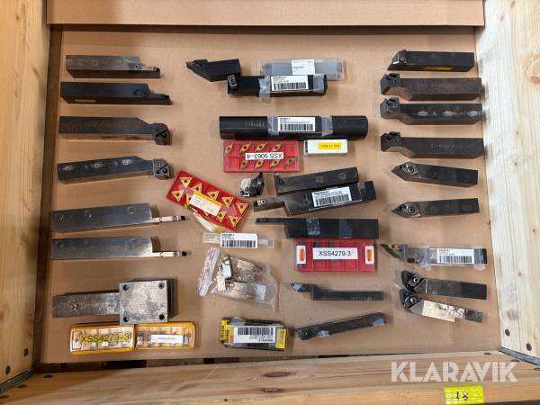 Parti med svarvstål