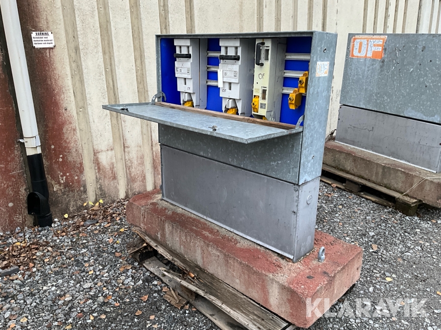 Elskåp ABB med fundament