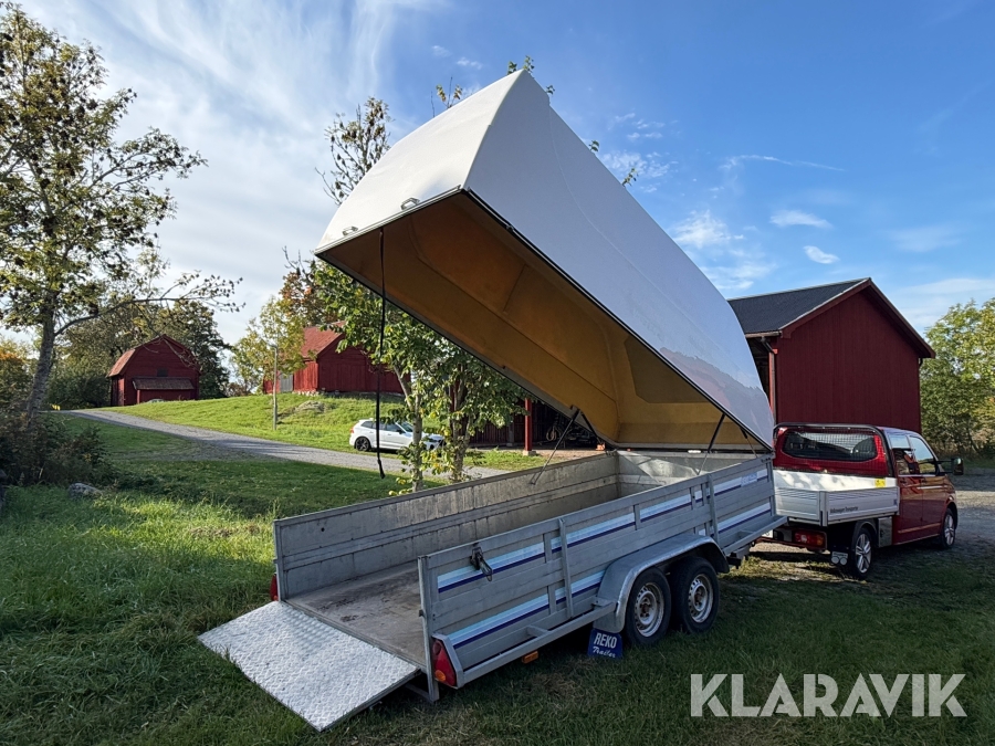 Tippbart boggiekåpsläp Rekotrailer VV-SL 1990kg