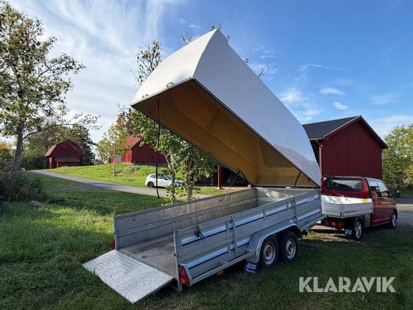 Tippbart boggiekåpsläp Rekotrailer VV-SL 1990kg