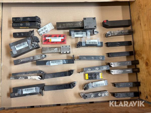 Parti med svarvstål