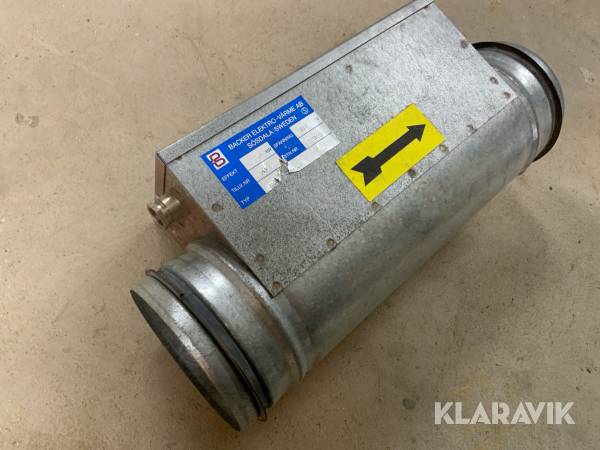 Kanalvärmare Backer Elektro-Värme 0.9kW