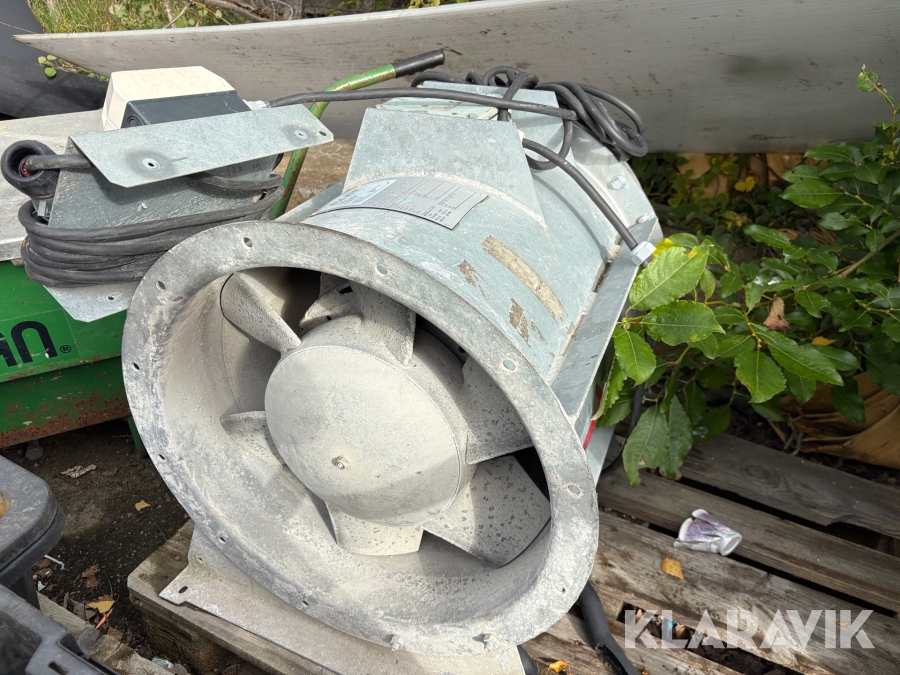 Tunnelfläkt Eolvent EVS050-28L-06-kW/2p