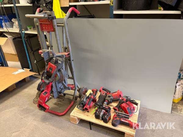 Paket med verktyg Milwaukee