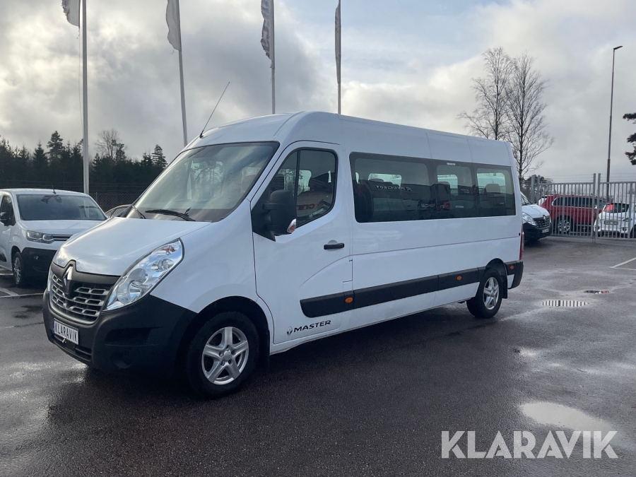 Minibuss Renault Master 17 sitsig 