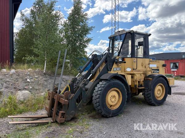 Hjullastare TCM 830 med redskap