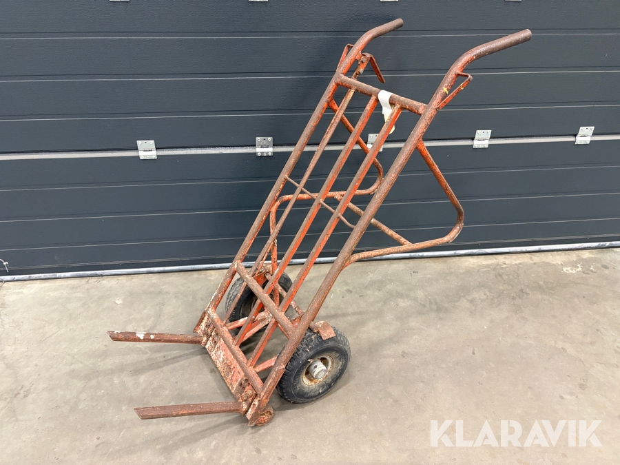 Tegelkärra med broms
