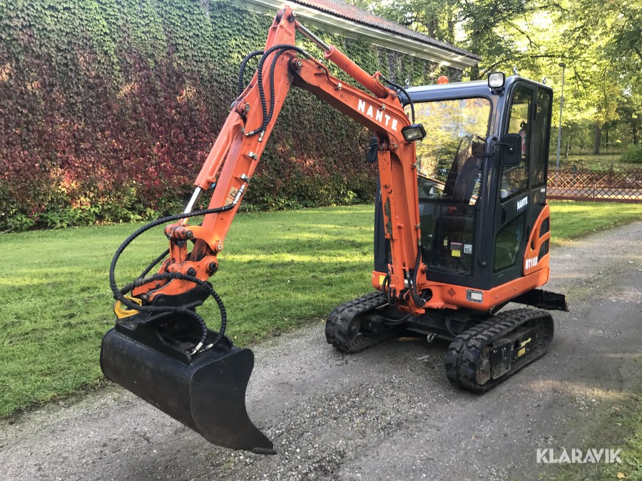 Minigrävare 1,8 ton med släpkärra och skopor - 15