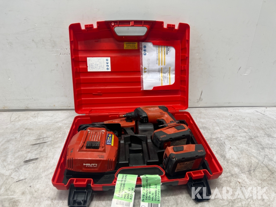 Skruvdragare &  skruvautomat Hilti SD5000 & Smd 57