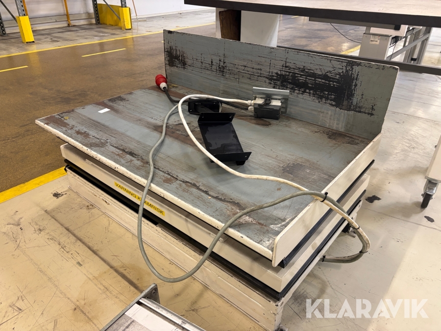 Lyftbord med tilt 1000kg