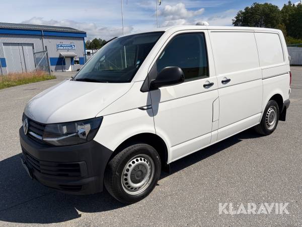 Skåpbil Volkswagen Transporter T30 2.0 TDI BMT ´med dubbla sidodörrar och skåpinredning