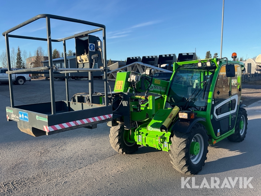 Teleskoplastare Merlo P27.6 Top med personkorg 