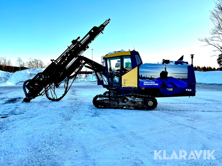 Borrvagn Atlas Copco SmartRoc T40-11 med GPS